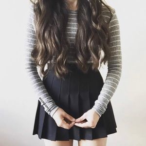 American Apparels Black Mini Skirt